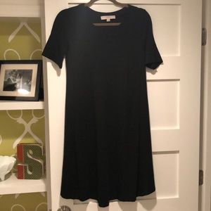 Black Loft Swing Dress in Small
